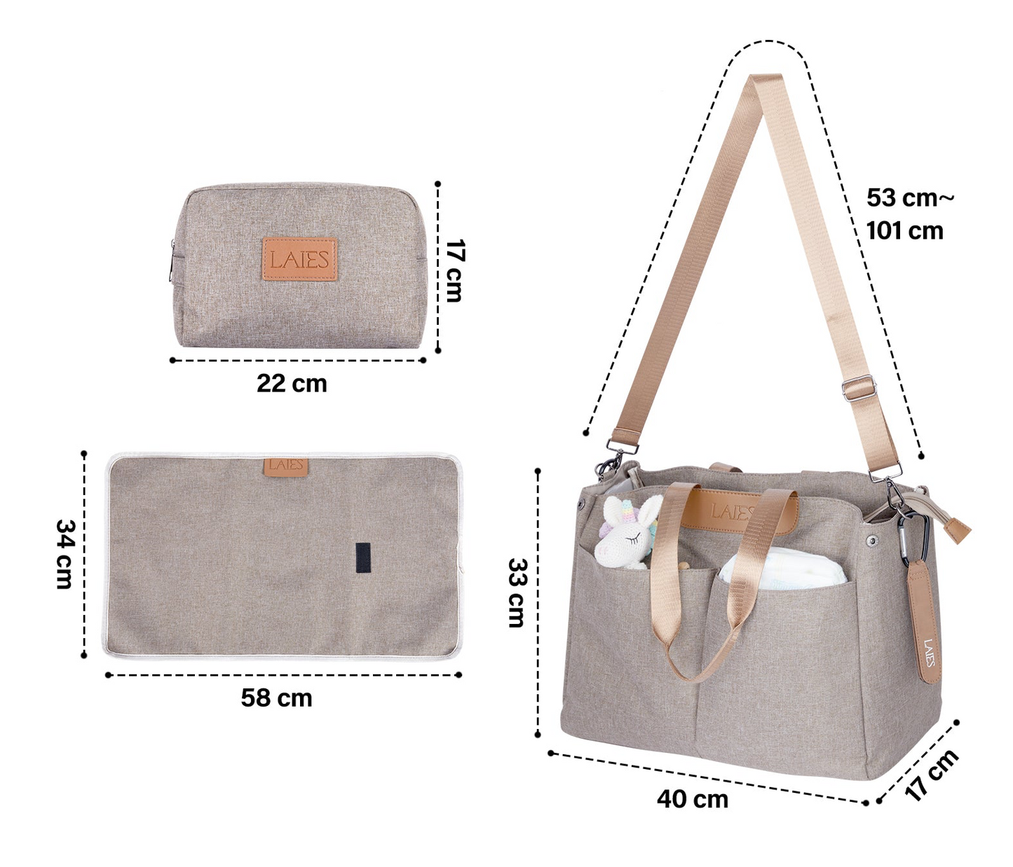 Wickeltasche 5in1